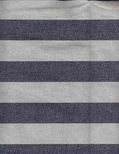 Load image into Gallery viewer, POP-2193 NAVY/IVORY WOVENS YARN DYE STRIPES
