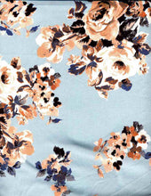 Load image into Gallery viewer, D2052-FL3425 C3 SAGE/APRICOT BRUSH PRINT COZY FABRICS DTY
