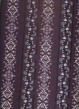 Load image into Gallery viewer, D2052-ET3268 C18 PLUM/GREY BRUSH PRINT
