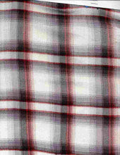 Load image into Gallery viewer, R1686-PL3311 C5. IVORY/RED WOVENS PRINTS PLAIDS
