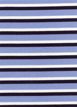 Load image into Gallery viewer, KNT-50206 C1 NAVY/BLUE RIB STRIPES KNITS
