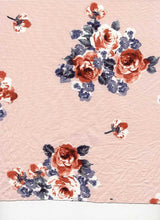 Load image into Gallery viewer, D2052-FL3630 C7 BLUSH/CORAL BRUSH PRINT
