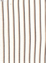 Load image into Gallery viewer, D2052-ST50221 C1 IVORY/BLACK/TAUPE BRUSH PRINT STRIPES
