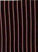 Load image into Gallery viewer, D2052-ST50221 C11 BLACK/RED/WHITE BRUSH PRINT STRIPES COZY FABRICS DTY
