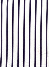 Load image into Gallery viewer, D2052-ST50217 C2 WHITE/NAVY BRUSH PRINT STRIPES

