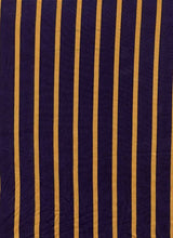 Load image into Gallery viewer, D2052-ST50217 C13 NAVY/MUSTARD BRUSH PRINT STRIPES COZY FABRICS DTY
