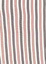 Load image into Gallery viewer, D2052-ST50220 C12 WHITE/BLACK/RED BRUSH PRINT STRIPES COZY FABRICS DTY
