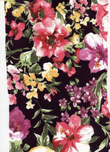 Load image into Gallery viewer, D2052-FL50224 C10 NAVY/PINK/VIOLET BRUSH PRINT

