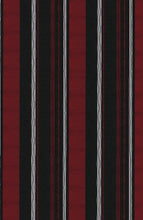 Load image into Gallery viewer, D2052-ST50334 C9 WINE/BLACK BRUSH PRINT STRIPES
