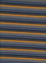 Load image into Gallery viewer, KNT-2213 C31 H.CHARCOAL/MUSTARD/DENIM RIB STRIPES KNITS
