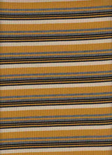 Load image into Gallery viewer, KNT-2213 C37 MUSTARD/CHARCOAL/STONE RIB STRIPES KNITS
