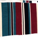 Load image into Gallery viewer, D2052-ST50268 C13 BERRY/TEAL BRUSH PRINT STRIPES
