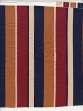 Load image into Gallery viewer, D2052-ST50149 C38 WINE/MUSTARD/IVORY BRUSH PRINT STRIPES
