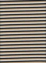 Load image into Gallery viewer, KNT-2053PRS BLACK/OATMEAL/IVORY RIB STRIPES KNITS
