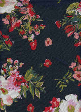 Load image into Gallery viewer, LN1573C-F3391 C1 NAVY/CORAL WOVEN PRINTS LINEN
