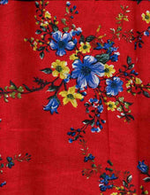Load image into Gallery viewer, LN1573C-F50200 C6 RED/ROYAL WOVEN PRINTS LINEN
