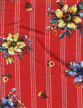 Load image into Gallery viewer, LN1573C-SF50216 C3 RED/LAVANDER WOVEN PRINTS LINEN
