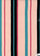Load image into Gallery viewer, D2052-ST50490 C6 STONE/SEA/MAUVE BRUSH PRINT STRIPES

