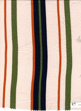 Load image into Gallery viewer, D2052-ST50490 C7 DUST/OLIVE/MUST BRUSH PRINT STRIPES COZY FABRICS DTY
