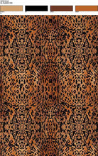 Load image into Gallery viewer, D2052-AN50339 C1 RUST/BLK BRUSH PRINT ANIMAL COZY FABRICS DTY
