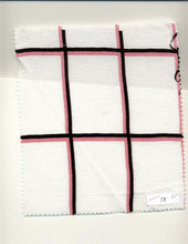 Load image into Gallery viewer, R1686-PL50575 C8 IVORY/BLACK/PINK WOVENS PRINTS PLAIDS

