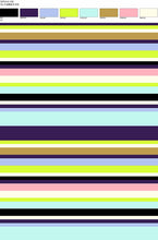 Load image into Gallery viewer, D2052-ST50714V C3 NAVY/LIME BRUSH PRINT STRIPES
