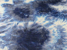 Load image into Gallery viewer, TD2052-3016 C1 NAVY/WHITE TIE DYE DTY BRUSH COZY FABRICS
