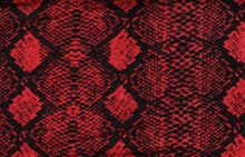 Load image into Gallery viewer, P3006-AN50485 C9 RED/BLK ANIMAL SATIN KNIT PRINT YOGA FABRICS
