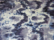 Load image into Gallery viewer, TD2376-1984 BLACK/GREY TIE DYE FRENCH TERRY
