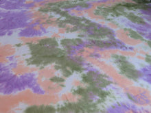 Load image into Gallery viewer, TD2419BR-9324 #14 LAV/PCH/OLV TIE DYE THERMAL/WAFFLE
