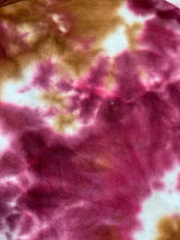 Load image into Gallery viewer, TD2376BR-1984 WINE/TAFFY TIE DYE FRENCH TERRY
