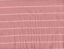 Load image into Gallery viewer, KNT-3115-ST LT.MAUVE/WHT RIB STRIPES KNITS
