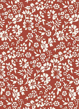 Load image into Gallery viewer, D2052-FL51289 C9 MARSALA/WHT BRUSH PRINT FLOWERS DTY
