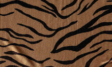 Load image into Gallery viewer, P3006-AN51144 MOCHA/BLK ANIMAL SATIN KNIT PRINT
