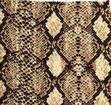 Load image into Gallery viewer, S2554-AN50485 BEIGE/BLK ANIMAL SATIN WOVEN PRINT
