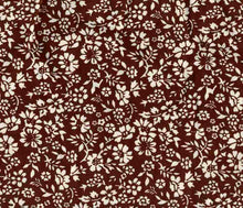 Load image into Gallery viewer, D2052-FL51289 C22 BROWN/WHT BRUSH PRINT FLOWERS DTY
