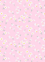 Load image into Gallery viewer, D2052-FL51605 C1 PINK/WHITE BRUSH PRINT FLOWERS DTY
