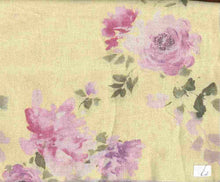 Load image into Gallery viewer, LN1572-FL51663 C2 YELLOW/LILAC LINEN SOLID KNIT WOVEN PRINTS
