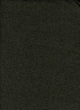 Load image into Gallery viewer, KNT-2063 OLIVE/BLACK RIB SOLIDS KNITS
