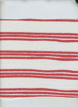 Load image into Gallery viewer, H1894-ST0048 IVORY/CORAL RIB STRIPES
