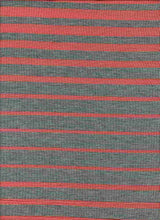 Load image into Gallery viewer, KNT-1720 H.GREY/CORAL KNITS
