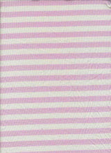 Load image into Gallery viewer, KNT-1547 PINK/IVORY JERSEY STRIPES RAYON SPANDEX

